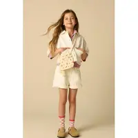Sissy-Boy Beige crochet bloemen crossbody tas