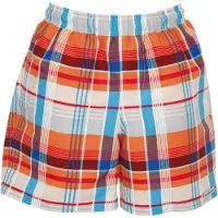 Wavebreaker Zwemshorts lichtblauw / oranje / rood / wit