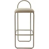 AYTM Angui High Barstoel 92.5 cm | Taupe Boucle