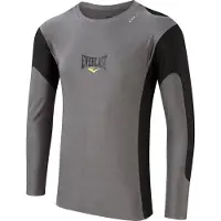 Everlast Rash Guard Shirt met lange mouwen Grijs/zwart M