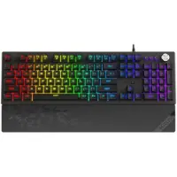 Krux Frost RGB Membraan Toetsenbord, 107 Toetsen, Volumewiel