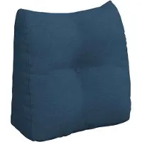vidaXL Rugkussen Blauw 45 x 24 x 50 cm Stof