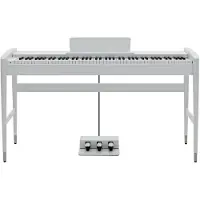 Gear4Music Keynote Contemporary Digital Piano with Bluetooth White