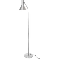 Frandsen Vloerlamp Lyss, alu / grijs / zink, Woon-/ Eetkamer, Aluminium, Design, vloerlamp
