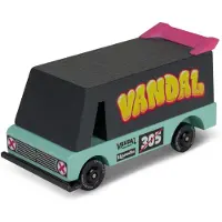 Candylab Toys Candylab - Candycar Toons - Vandal van seafoam - Houten voertuig - 3+