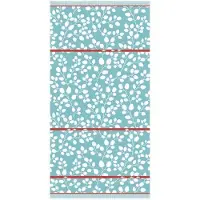 Clarysse Leaf - Strandlaken - 90x170 cm - Blauw