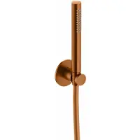 Hotbath Ace AC443 Handdoucheset - Geborsteld Koper Pvd - Messing - Kranen, Douchekranen, Handdouches - 8720847739551 - Kranen, Douchekranen, Handdouches