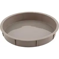 Florina ronde siliconen cakevorm - Bakvorm - Quiche vorm - 25cm - Taupe
