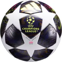 Adidas Bal 'UEFA Champions League Final League' geel / donkerlila / wit