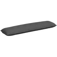 vidaXL Rugkussen Donkergrijs 200 x 50 cm Corduroy stof