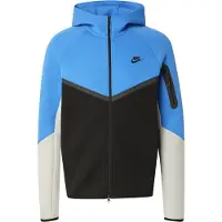 Nike Sweatvest 'Tech Fleece' azuur / lichtgrijs / zwart