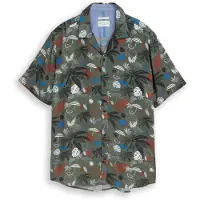 Tom Tailor Overhemd royal blue/koningsblauw / jade groen / roestrood / wit