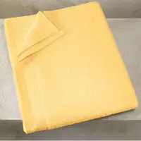 De Witte Lietaer Badlaken Contessa Butter Yellow - 100 x 150 cm - Geel - Katoen