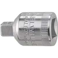 Stahlwille Verloopstuk | aandrijfvierkant 3/8 inch | aandrijfvierkant 1/4 inch lengte 28 mm | 1 stuk - 12030001 12030001