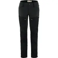 Fjällräven - Women's Keb Trousers - Trekkingbroek 44 - Short, zwart