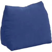 vidaXL Rugkussen Politieblauw 45 x 20 x 35 cm Corduroy stof