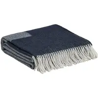 Gant Deken crème / lichtblauw / donkerblauw