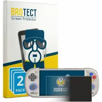BROTECT - privacy screenprotector voor Retroid Pocket 6 - Folie Beschermfolie Blauwlichtfilter 2 Stuks