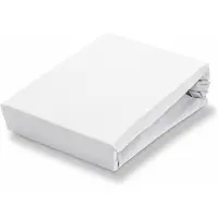Vandyck Topper Hoeslaken Jersey Supreme Topper White (Jersey)-1-persoons (80/90/100 x 190/200/210/220 cm)