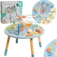 Classic World houten activiteitentafel onderwaterwereld - educatief speelgoed.