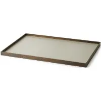 Gejst Frame dienblad large 35,5x50,6 cm Gerookt eikenhout-grijs