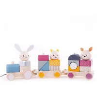 Bigjigs Toys Activiteiten Trek Trein FSC 100%