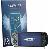 Savvies - Screenprotector voor Retroid Pocket 5 - Folie Beschermfolie transparant 18 Stuks