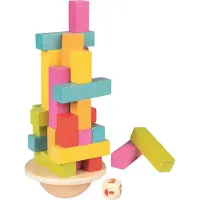 Goki Evenwichtstoren - Balansspel - 36 Delen - Hout - 5 Jaar