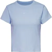 Nike Rib Tight Sportshirt dames Blauw S/36