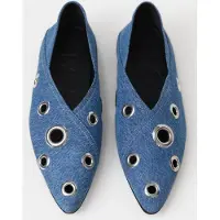 Closed Ballerina Mid Blue Maat: 36 | Ballerina's Outlet | Dames | Blauw