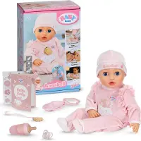 Baby Born Annabell van 43 cm, een zachte pop met functies en geluiden voor kinderen vanaf 3 jaar, inclusief accessoires