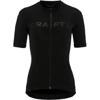 Craft ENDUR LOGO JERSEY W Dames Fietsshirt - Zwart