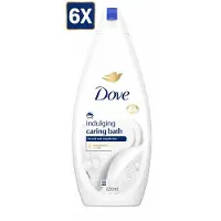 Dove 6 x – Badcrème – Indulging Cream – 720 ml - Badcrème - Badcrème 720 Ml - Badcrème Voor Huid - Badcrème Voor Zintuigen - Zachte Reiniging