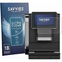 Savvies - Screenprotector voor Nivona NIVO 9101 / 9103 - Folie Beschermfolie transparant 18 Stuks