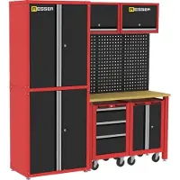 RESSER 13 Delige Modulair Werkplaatssysteem
