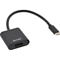 InLine USB Display Converter, USB-C male naar DisplayPort 4K/60Hz zwart