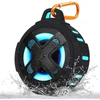 Core Douche Speaker - Badkamer Speaker - Douche Speaker Bluetooth - Zwart - 11cm x 10cm x 6cm; 280 g