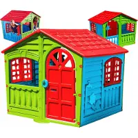Jamara 460754, Huisje voor op de vloer, 1 deur, Meerkleurig
