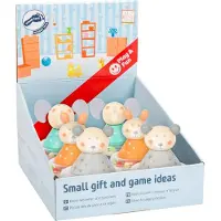 Small Foot houten tuimelaar rammelaar beer, per stuk