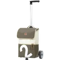 Andersen Shopper Trolley 'Unus' bruin / grijs / wit