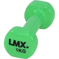 Lifemaxx Vinyl dumbbellset l 1kg l Groen