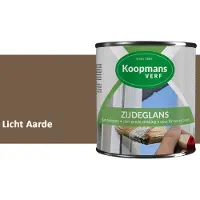 Koopmans Verf Koopmans Zijdeglans Lakverf – Binnen & Buiten – Kras- en Stootvast – Hoge Dekkracht – Voor Hout, Deuren en Kozijnen – Licht Aarde – 375 ml