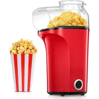 Core Popcorn Machine - Popcorn maker - Popcornmais Machine - Rood - 23cm x 21cm x 13cm