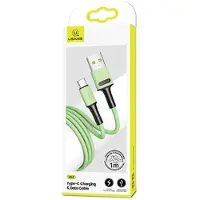 Usams U52 - USB-C Kabel - 1m - Snel opladen - Groen