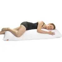 Core Lang Kussen voor Zijslapers - Lichaamskussen - Lang Kussen - Wit - 145cm x 40cm x 15cm; 1.3 kg
