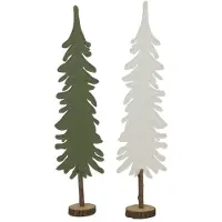 Svenska Living Image: wollen kerstboom op voet, groen, hoogte 62 cm
