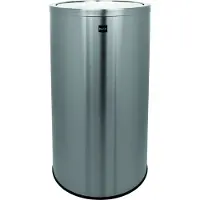 Helit afvalemmer "the swing", 50 liter, roestvrij staal, zilverkleurig