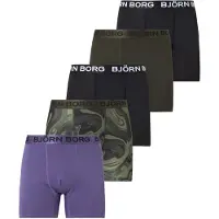 Björn Borg Sportondergoed olijfgroen / violetblauw / zwart / wit