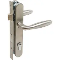 Wovar Inbouw Cilinderslot RVS Complete Set Ovaal | Per Set