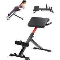 Vevor Roman Chair Hyperextension Bench Back Extension 113 kg Draagbaar en opvouwbaar extensieapparaat
